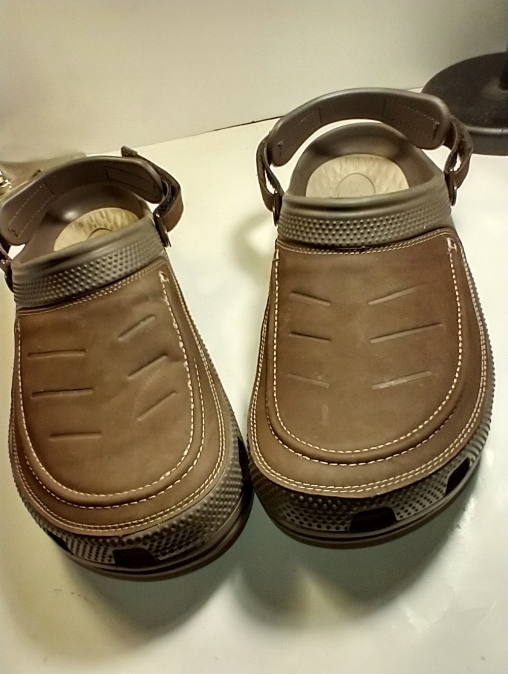 Crocs Yukon Vista II LiteRide Brown Clogs Shoes Men's sz 15 - Picture 11 of 11